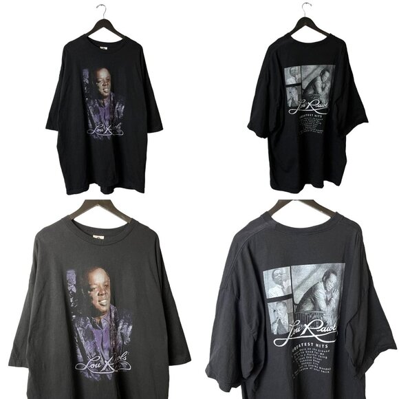VINTAGE Lou Rawls Greatest Hits Rap Tee Memorial Shirt T Y2K 00''s 2 Sided RARE - Picture 1 of 16